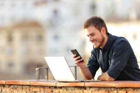 Guest WiFi captive portal displayed on a smartphone