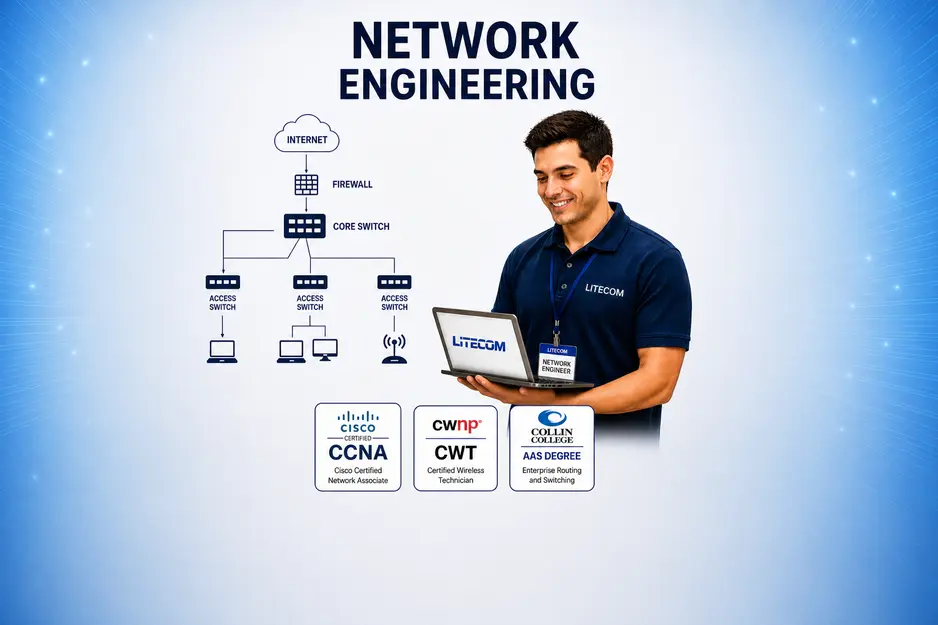 IT support professional at helpdesk