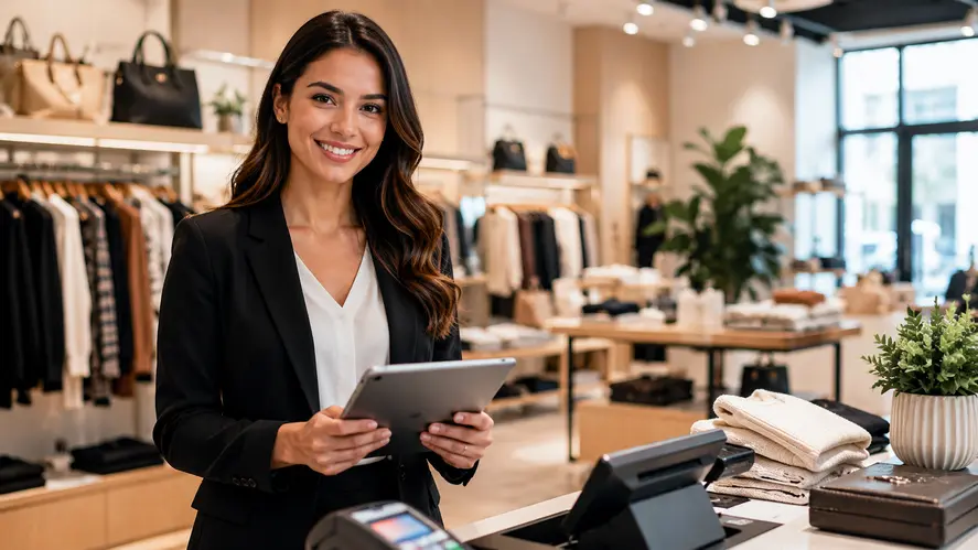 Retail store with guest WiFi signage